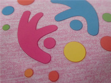 Kartun Label Pola Pakaian Heat Transfer, Custom Sablon Patch