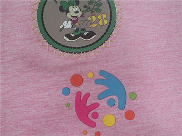 Kartun Label Pola Pakaian Heat Transfer, Custom Sablon Patch