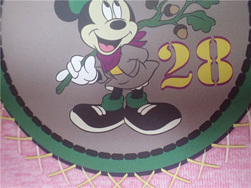 Kartun Label Pola Pakaian Heat Transfer, Custom Sablon Patch
