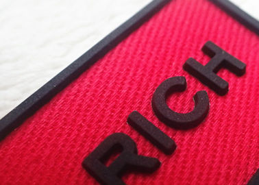 Surat Kecil Hapus LOGO Patch Untuk Pakaian / Patch Applique Kustom