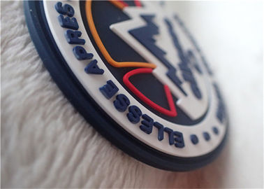 Patch Silikon Bulat Kustom Profesional Untuk Pakaian Ramah Lingkungan