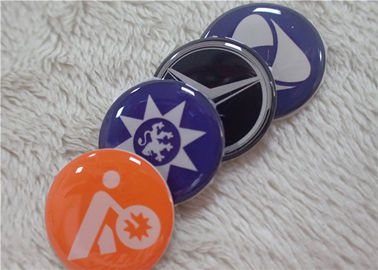 Patch Epoksi Bulat Dan Kecil Disesuaikan Untuk Logo / Mebel / Merek Dagang