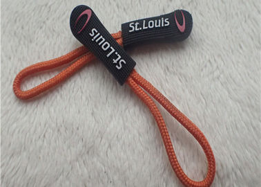 Fashion Anti - Slip Karet Zipper Penarik Dengan Dots Dua Warna 65 * 9mm