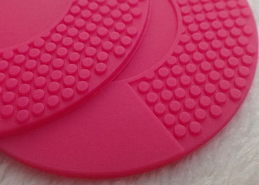 Mawar Merah Lembut PVC Patch Untuk Instrumen Cuci Wajah / Patch Silikon Lembut