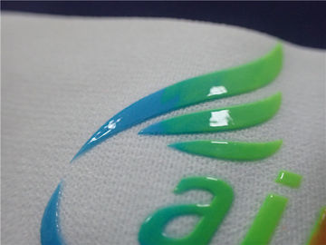 Shiny Colourful Pencetakan Silikon Logo Lembut Elastis Band Tidak Beracun