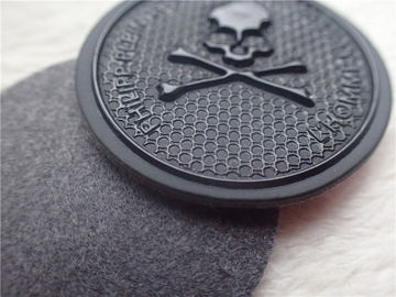 Cool Men&#39;s &#39;s Coat Skull Logo - Catching Custom TPU Patch Untuk Merek Fashionable