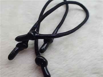 Single Color Non Cord Cord tape Dengan Shinny Silicone Edings Untuk Penarik Tas