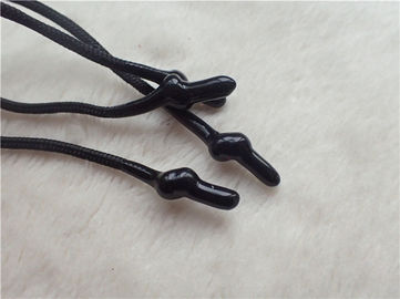 Single Color Non Cord Cord tape Dengan Shinny Silicone Edings Untuk Penarik Tas