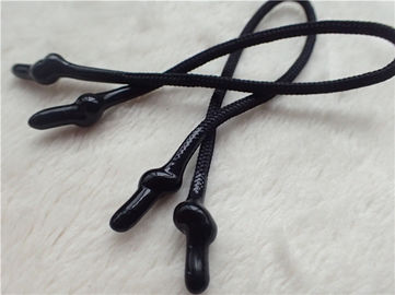 Single Color Non Cord Cord tape Dengan Shinny Silicone Edings Untuk Penarik Tas