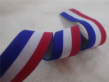 2cm Colorful Jacquard Anyaman Elastis Untuk Pakaian 100% Bahan Polyester
