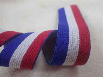 2cm Colorful Jacquard Anyaman Elastis Untuk Pakaian 100% Bahan Polyester