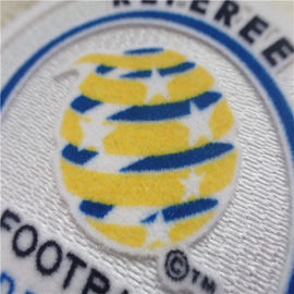 Mode Kustom Pakaian Patch Federasi Sepak Bola Dicuci Label Berkelompok Tatami Untuk Pakaian