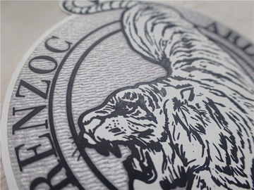 Patch Pakaian Kustom OEKO Bentuk Tidak Teratur Logo Harimau Silikon Transfer Panas Tatami Berkelompok