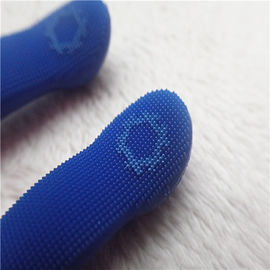 Radian Blue Rubber Zipper Puller Dengan Anti-Slip Dots Halus Dan Tahan Lama