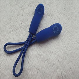 Radian Blue Rubber Zipper Puller Dengan Anti-Slip Dots Halus Dan Tahan Lama
