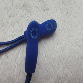 Radian Blue Rubber Zipper Puller Dengan Anti-Slip Dots Halus Dan Tahan Lama