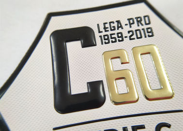 Karet TPU Silikon Transfer Panas Patch / Besi Pada Patch yang Dapat Dicetak