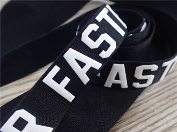 Warna Kustom Yoga Jacquard Band Elastis Untuk Pakaian Memudar Perlawanan