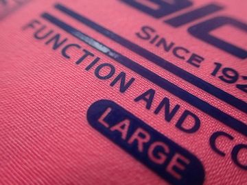 Label Kain Transfer Panas Anti Sublimasi Untuk Pakaian, Tas, Topi