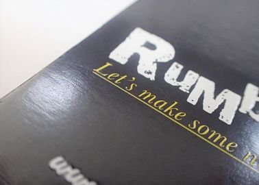 Embossed Printing Paper Logo Hang Tag Garmen Dengan Tali Kulit - Ramah
