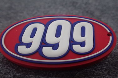Patch karet PVC kustom 3D yang dapat dicuci