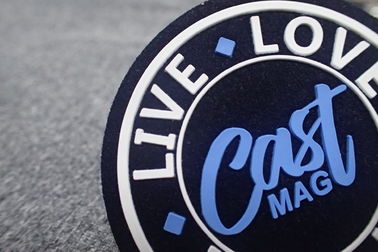 Sablon Pakaian Microfiber Rubber Logo Patch