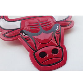 Setrika Kulit TPU Merah yang Dapat Dicuci Pada Patch Pakaian Kustom
