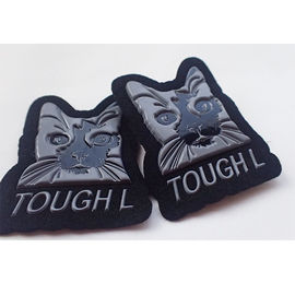 Label Frekuensi Tinggi TPU Hologram Luar Biasa 3D Timbul Kustom untuk pakaian, tas, jaket
