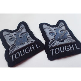 Label Frekuensi Tinggi TPU Hologram Luar Biasa 3D Timbul Kustom untuk pakaian, tas, jaket