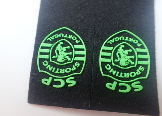 Patch Pakaian Kustom Karet Injeksi Dukungan Timbul