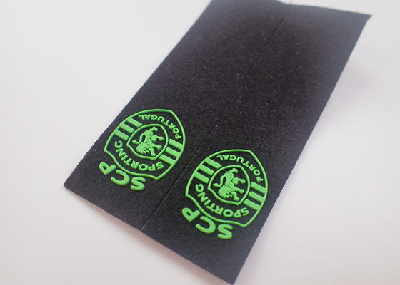 Patch Pakaian Kustom Karet Injeksi Dukungan Timbul
