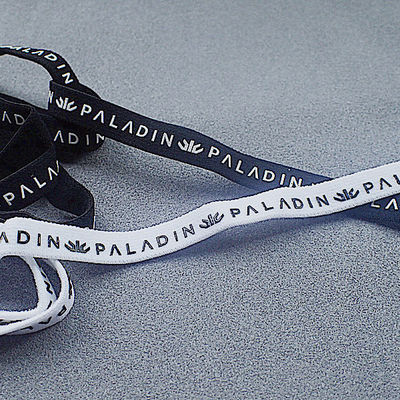 1cm Lebar Polyester Lembut Tali Elastis Tali Logo Silikon Logo Untuk Pakaian