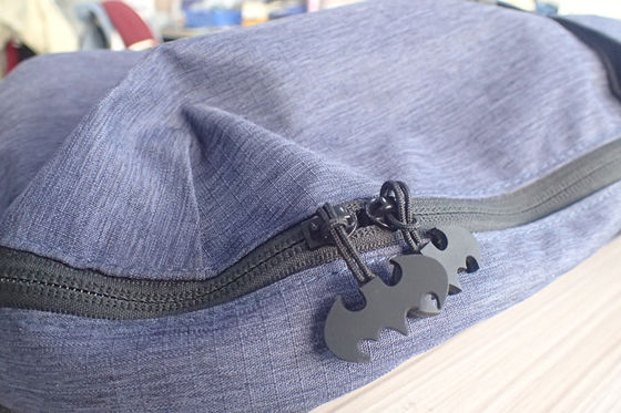 Bahan Lembut Penarik Ritsleting Karet Untuk Tas Ransel