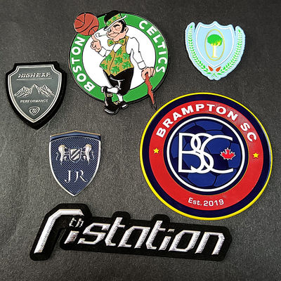 Tandai Desain 3D Timbul Panas Tekan Transfer Logo Tpu Patch Untuk Pakaian