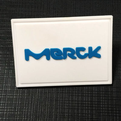 Logo Pribadi 3D Menjahit Patch Applique Dicetak Tag Lencana Silikon Timbul