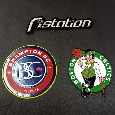 Bendera Kustom Pengelasan Panas Tekan Lencana Applique 3D Tpu Pakaian Logo Patch