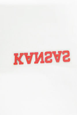 Label Pakaian Perpindahan Panas Karet Silikon 3D Kustom Untuk T Shirt