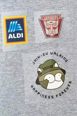Stiker Kustom Perpindahan Panas Patch Vinyl Aplikasi DIY Appliques Thermal Press Pada Pakaian