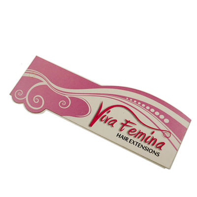 Kertas Logo Merek Sendiri Kustom Pvc Jeans Paper Hangtags untuk Pakaian