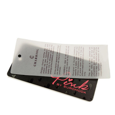 Grosir Kustom Kertas Logo Swing Hang Tag Untuk Pakaian