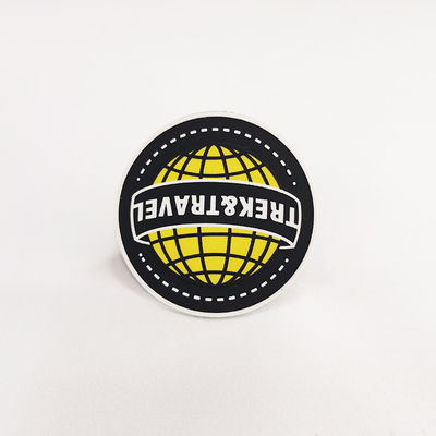 Label Pakaian Perpindahan Panas Silikon PVC OEM Dengan Logo Khusus