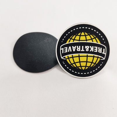 Label Pakaian Perpindahan Panas Silikon PVC OEM Dengan Logo Khusus