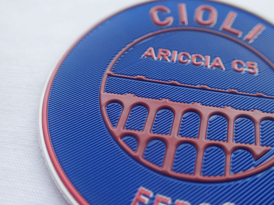 Sablon Sutra Kustom Perpindahan Panas Logo 3D Timbul TPU Patch