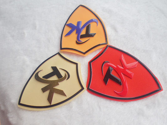 Patch Sablon Sutra Tenun Kustom Ramah Lingkungan Dengan Logo Silikon