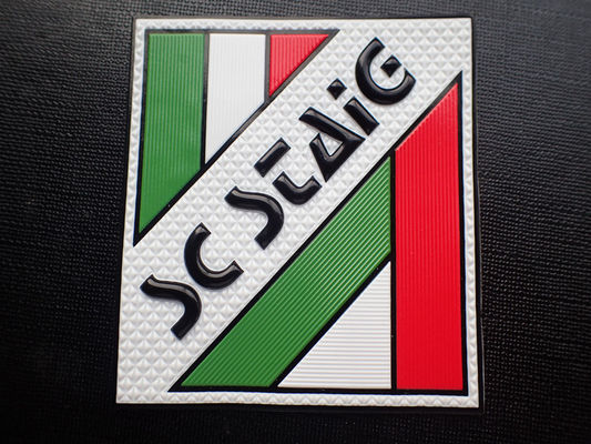 OEM Kustom Timbul Logo 3D Label TPU Lembut Patch Untuk Pakaian
