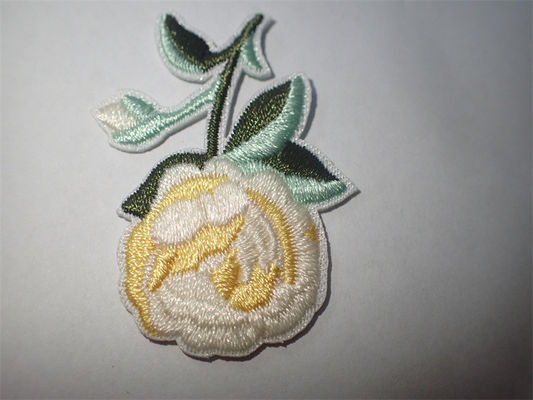 Bunga Kustom Bordir Jahit atau Besi Pada Patch Untuk Applique Pakaian