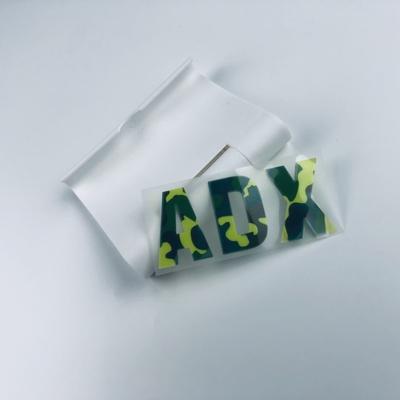 Kamuflase 3D Silicone Heat Transfer Label Dengan Logo Anda Sendiri