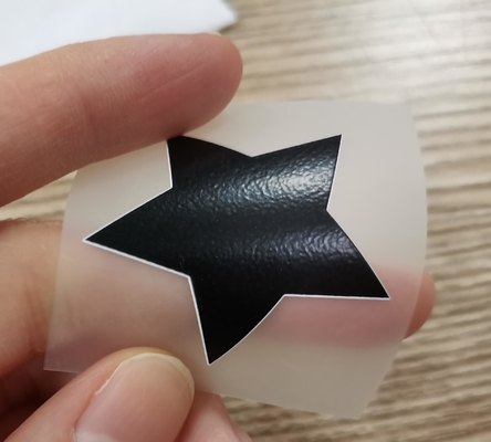 Label Pencetakan 3D Pakaian Perpindahan Panas Silikon Dengan Teknik Embossing