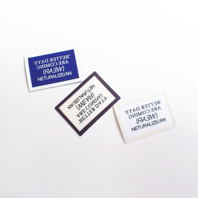 Label Cetak Layar Matt / Shiny Surface Dapat Dicuci Untuk Kain