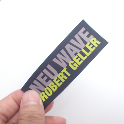 Layar Warna Reflektif Dicetak Label Menjahit Pakaian